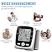 potulas Blood Pressure Monitor, Wrist Blood Pressure Cuff Monitor with USB Charging, Automatic Digital BP Machine,Voice Broadcast, Large Display Screen