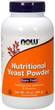 NOW Foods Nutritional Yeast, Powder, 10 OZ (Pack of 2)