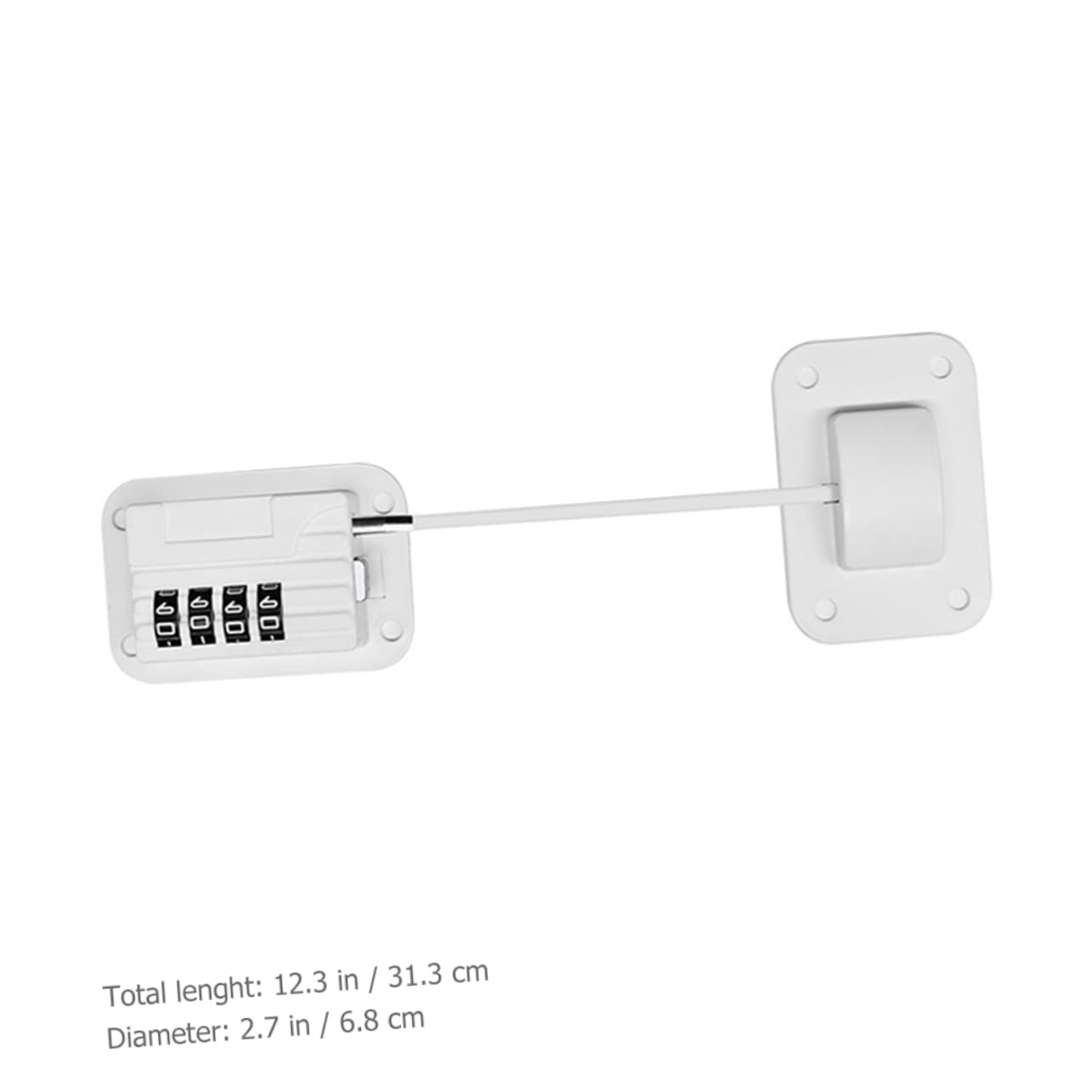 6sets Boy Girl Coded Window and Refrigerator Locks for Boys and Girls Easy to Install for Cabinets and Household Appliances