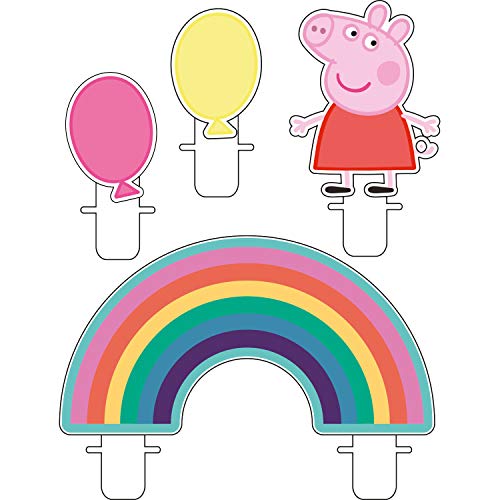 amscan Child Peppa Pig Candle Set (4 Piece)