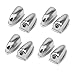 TUOREN 12Pcs Single End Snare Drum Lugs with Screws, Metal Snare Bass Drum Claw Hooks Percussion Drum Lug Replacement Parts Accessory