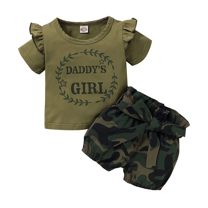 Image of Aoswep Baby Girl Clothes Infant Newborn Girl Outfits Summer Clothes Romper Short