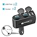 Eletrand Adattatore per accendisigari 2 Prese, Splitter per Presa CC 12V / 24V con Doppia Porta USB Caricabatteria da Auto Compatibile con iPhone, iPad, Tablet, Android, Samsung, GPS, Dashcam