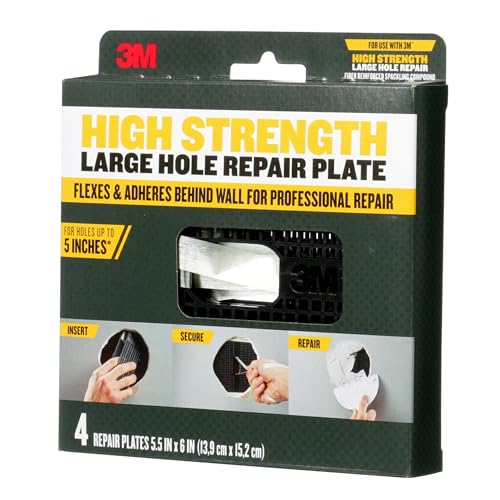 3M RP6IN-4PK Wall-Surface-Repair-Products, Black, 4 Pack - Image 2