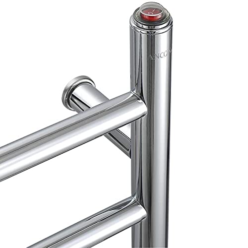 Ancona An-5317 Comfort 7 7-Bar Wall Mount Hardwired Towel Warmer In Chrome #TOP3