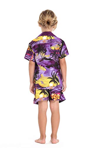 Image of Boys' Aloha Shirt Cabana Set in Signature Prints