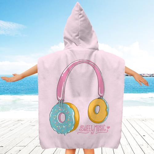 LOMTRATS Quick Dry Surf Poncho Changing Towel Robe Hoodie for Kids,Microfiber Swimming Beach Surfing Diving Home Hot Springs Bathing Parka - Image 3