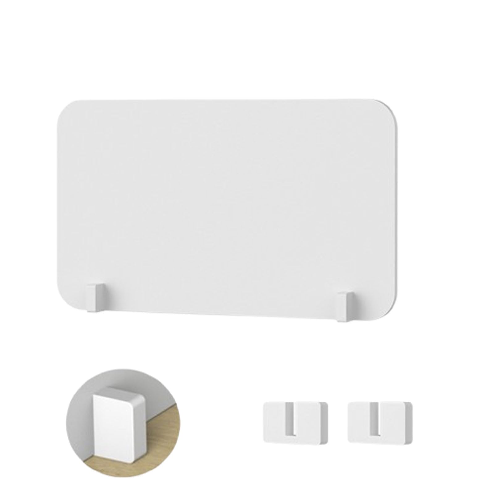 Separateur de bureau autoportant et mobile pour securiser les tables blanches