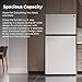 Kenmore 33 in. 20.5 cu. ft. Capacity Refrigerator/Freezer with Full-Width Adjustable Glass Shelving, Humidity Control Crispers, ENERGY STAR Certified, White