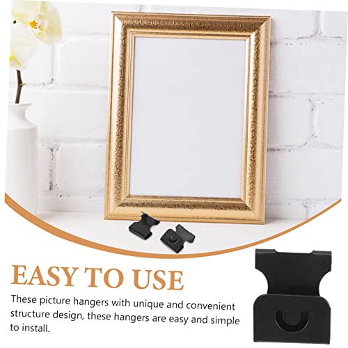 Image of 120pcs Metal Picture Frame Hangers Heavy-Duty Hooks for Wall Art Easy to Install for Home Decor and Classroom Use