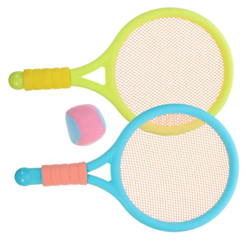 Garneck 1Par Raquetas De Tenis para Raquetas De Plástico Tenis y Playa Diversión Familiar Colores Aleatorios