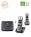 Produktbild Gigaset Repeater HX + Family Twin Schnurlos-Telefone - DECT-Repeater und 2 schnurlose Telefone mit großem Farbdisplay - Set für erhöhte Reichweite, schwarz/anthrazit