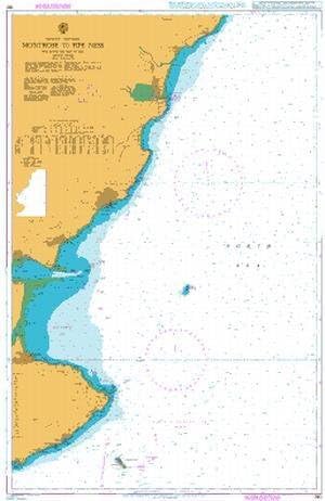 UKHO BA Chart 190: Montrose to Fife Ness Including The Isle of May
