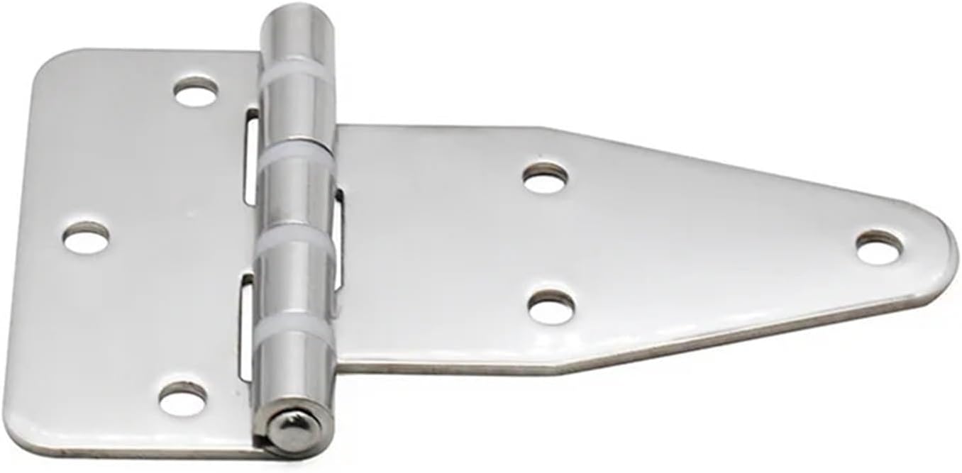 304 Stainless Steel Hinge Industrial Equipment Cabinet Door Horizontal Opening Damping Hinge Heavy Duty Folding Door Hinge ZL115-1A 1Pcs