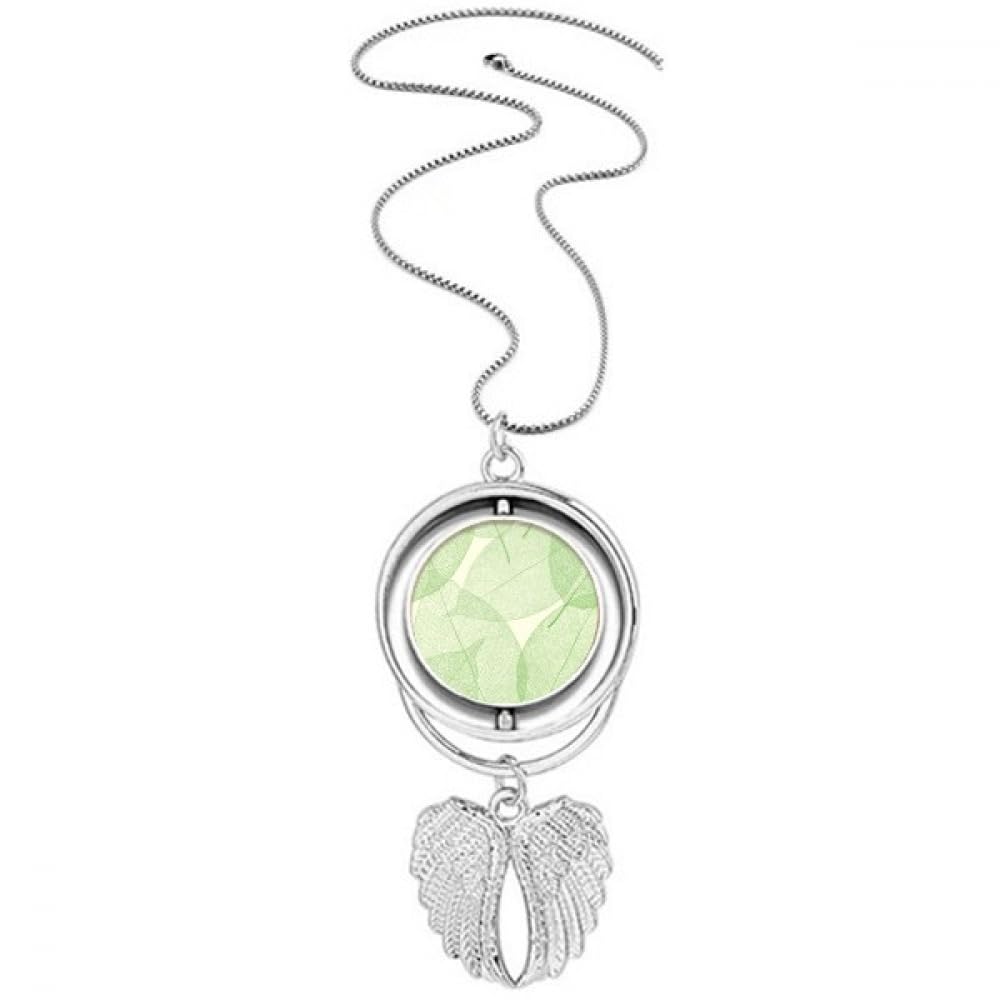 Collier ailes d'ange blanche et verte un symbole de protection à porter - 4