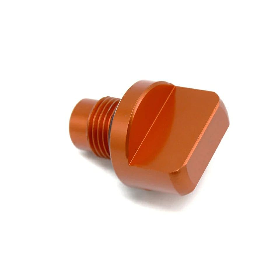 Oil Filter Gauge Plug for Duke & RC Series (125, 200, 250, 390) ORANGE– Durable Aluminum Engine Oil Cap for Motorcycles Moto Planet-image-48