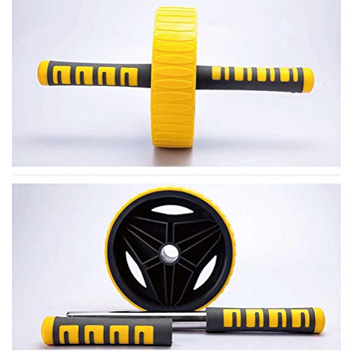 IMIKEYA Rolo de roda abdominal durável com uma roda, rolo de exercícios e rodas, dispositivo de trei