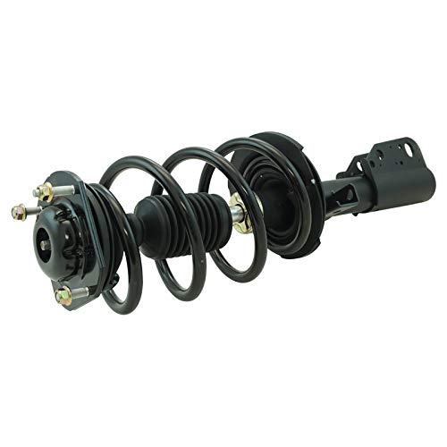 Image of TRQ Front Driver and Passenger Side Strut and Spring Assembly Set | TRQ Front Driver and Passenger Side Strut and Spring Assembly Set