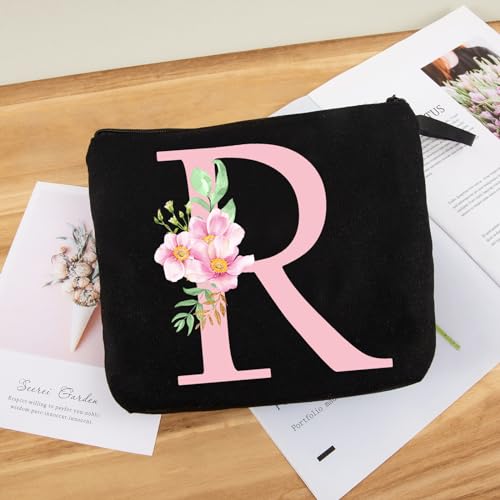 A-Z-Personalized-Initial-Makeup-Bag-Cosmetic-Bags-for-Women-Birthday-Gifts-for-Women-Unique-Make-up-Bags-for-Women-Bride-Bridesmaid-Gift-Cosmetic-BagsGifts-for-Best-Friend-R