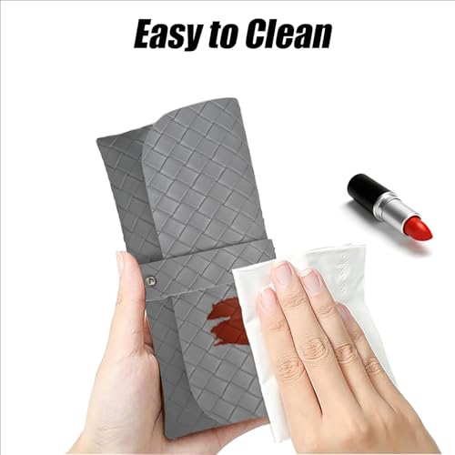Image of Glasses storage bag Travel sunglasses myopia glasses storage bag Fashion leather storage bag