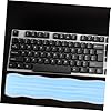 SMASOLO Repose Poignet Clavier Ergonomique Silicone Transparent Support Confortable pour Bureau et Gaming Tapis Souris Antidérapant Facile à Nettoyer Design Élégant #5