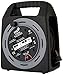 Price comparison product image SMJ Electrical CT1513 Easy Wind cable reel, 3120 W, Black/Grey, 15 meter