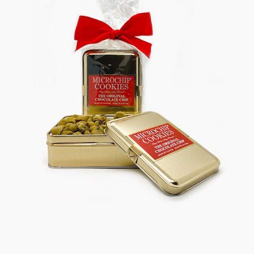 World's Tiniest, Most Irresistible Chocolate Chip Cookies | Be The Party Favorite - Give The Gift Of Gourmet Microchips | 4oz Fresh Mini Cookies In Premium Tin | Small Batch Handmade In Texas World's Tiniest, Most Irresistible Chocolate Chip Cookies | Be The Party Favorite - Give The Gift Of Gourmet Microchips | 4oz Fresh Mini Cookies In Premium Tin | Small Batch Handmade In Texas