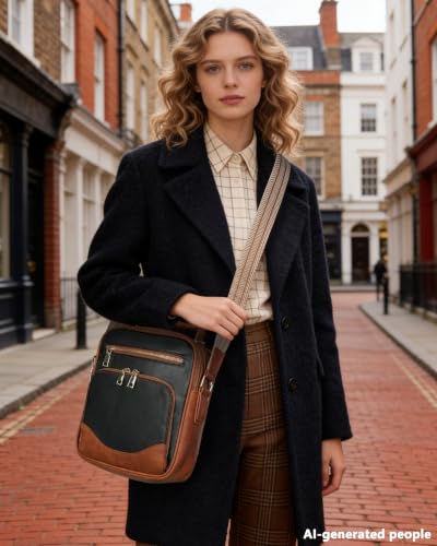 Image of Large Crossbody Bags for Women,Built-in Wallet Vegan Leather Purse | Large Capacity,Multiple Compartments,Tablet Compatible,RFID Protection,Wide Adjustable Strap,Travel & Everyday Use
