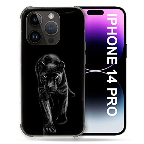 Coque iPhone 14 Pro Panthère Noire l'accessoire sauvage pour vos sorties