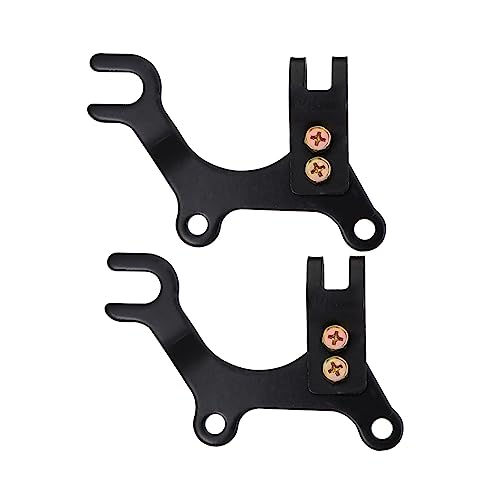 Mikikit 2Pcs Adjustable Bike Frame Adapter for Disc Brake Modification Durable Bracket for Upgrading Standard Bicycles to Hydraulic Disc Brake System