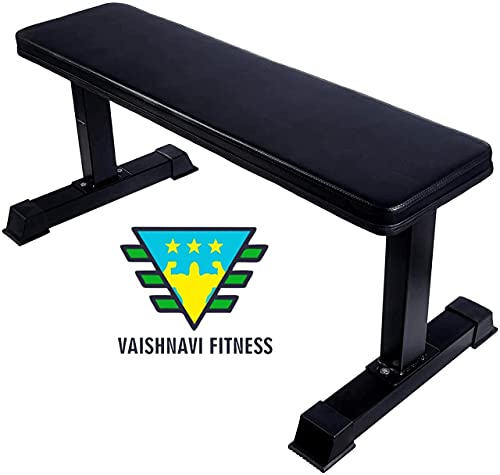 Image of 280 Kg Weight Capacity Flat Gym Bench Home Workout Multipurpose Exercise Bench Press Weight Strength Training Full Body Workout
