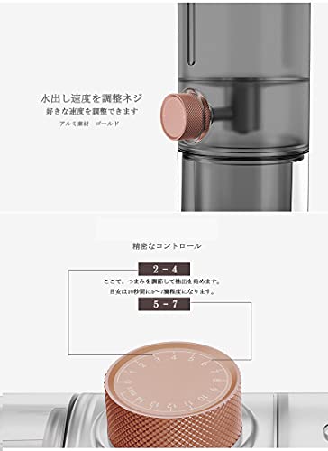 Image of TIMEMORE Cold Brew Coffee Ice Dripper, Black | Water Drip, Speed Adjustment, Home Use, Coffee Maker