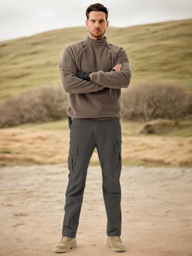 Image of TOPLOT Men's Cargo Pant | Straight Fit Design | Multiple Utility Pockets for Storage | Durable Construction with Comfortable Wear | Functional Everyday Style | Perfect for Casual & Outdoor (5216)