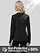 WIHOLL Long Sleeve Workout Tops for Womens Sun UV Protection Shirts Ropa Deportiva para Mujer UPF Clothing Fall Fashion Must Havesr Soft Swim Shirt Black M