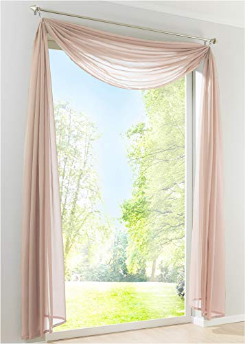 Voile transparent sable crée une ambiance douce avec son arc mains libres - 2