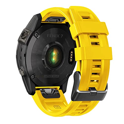 Correa de silicona de 22mm para Garmin Fenix 7 que evita el sudor y la irritación