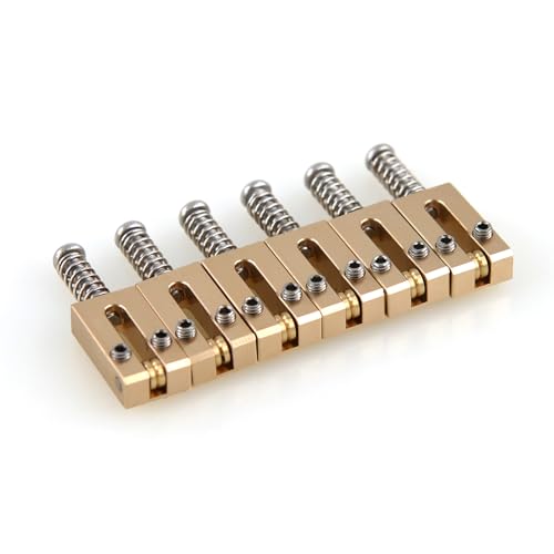Chevalet de guitare en laiton à rouleau améliorant le sustain pour Stratocaster ST