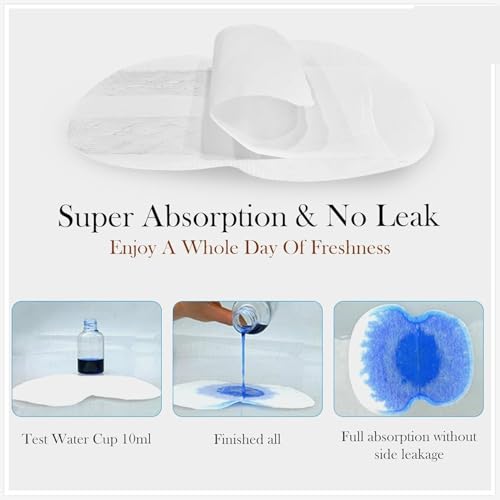 Image of Disposable Under-arm Sweat Pads for Men & Women - Highly Absorbent Cotton Sweat Shields, Peel-Off Adhesive, Odour Control & Anti-Stain Underarm Liners - Pack of 30