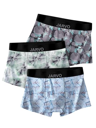 Image of JARVO Men's Nylon Fabric Plain Underwear - Comfortable, Breathable, and Stretchable Briefs-Pack Of-3-JI-0788