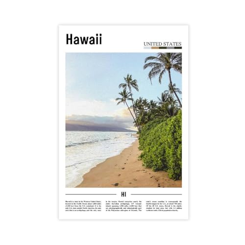 Impression sur toile Hawaï décoration murale grand format