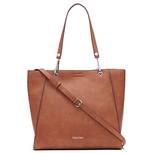 Calvin Klein Damen Reyna North/South Tote, Karamell-Kombi