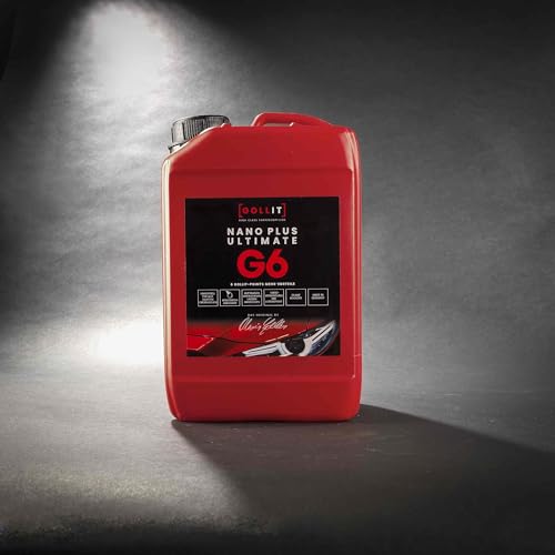 GOLLIT Nano Plus ULTIMATE 3000 ml Nanoversiegelung mit Lotoseffekt, Lackversiegelung mit Nanotechnologie, Keine weißen Rückstände mehr auf Kunststoff,- und Gummiteilen. - MADE IN GERMANY