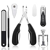 ✂[DIVERSOS UTENSILIOS PRÁCTICOS] Buen kit para el cuidado de tus uñas de pies y manos.Todo en una cajita muy compacta que puedes utilizar para guardarlos, y permite llevar todo junto para arreglarte las uñas en casa, llevarlo en la oficina o de viaje. Además puede ser🎁un estupendo regalo de cumpleaños, Navidad, Año Nuevo para amigos, padres, abuelos, mayores y etc.🎁