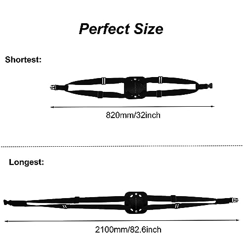 Image of lapinche Luggage Straps, Bag Bungee, Luggage Bungee, Luggage Straps Suitcase Adjustable Belt, Adjustable and Portable Travel Suitcase Accessory (Black)