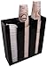 3 Sl Cup Lid Holder Dispenser Organizer Coffee Cup Caddy Organize Your Coffee Counter with Style (6005)