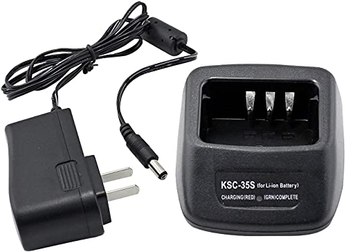KSC-35S Rapid Quick Charger for Kenwood KNB-63L KNB-65L Li-ion Battery TK3400 TK2400 TK2402 TK2300 TK-2200LP TK-2300VP TK-3200L TK-3302UK Radio