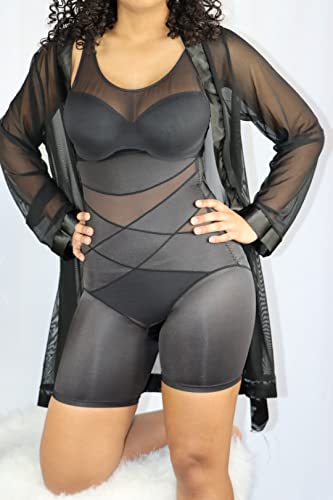 Ablesa Butt Lifting Shapewear For Women Tummy Control Shapewear, Body Shaper For Women Under Dress, Strapless Shapewear, For Flat Tummy Under Dress Shorts, Plus Size Shapewear Waist Cincher, Girdle - Black (Xx-Large) #TOP4