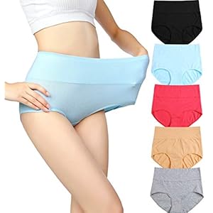 cauniss Womens High Waist Cotton Pa...