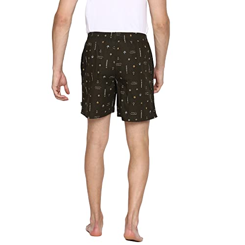 Image of Van Heusen Men Boxer Shorts- Pack of 2 | 100% Mercerized Cotton for Softer handfeel | Relaxed Fit | Dual Pockets | Superior Lustre | Slide Slits for Extra Ease of Movement | Fun Prints | Style 10112