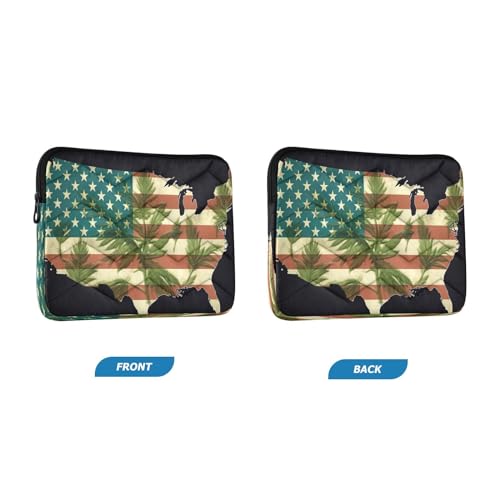 Funda para portátil 13-14 pulgadas con bandera USA miniatura 2